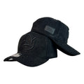 Gorra Yeison Jimenez Negra en Gamuza con Cristales y Bordado en Relieve.