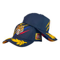 Gorra Colombia Azul con Bordado de Tigre y Bordado en Relieve.