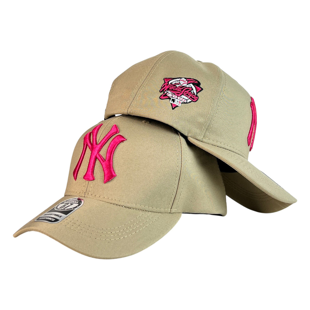 Gorra Equipos Beige con Bordado en Relieve y Parche Lateral.