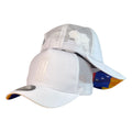 Gorra Venezuela Blanca con Malla Blanca y Visera Estampada.