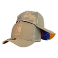 Gorra Venezuela Beige con Malla Beige y Estampado Made in Vzla.