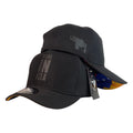 Gorra Venezuela Negra con Estampado Made in Vzla y Visera con Bandera.
