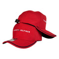 Gorra Tommy Roja con Bordado en Relieve y Visera con Ribete.
