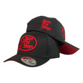 Gorra Bass Pro Shop Negra con Bordado en Relieve y Visera Roja.
