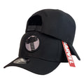 Gorra Marvel Negra con Bordado de Martillo y Bordado en Relieve.