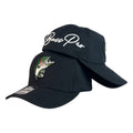 Gorra Bass Pro Shop Negra con Bordado de Pez y Bordado en Relieve.