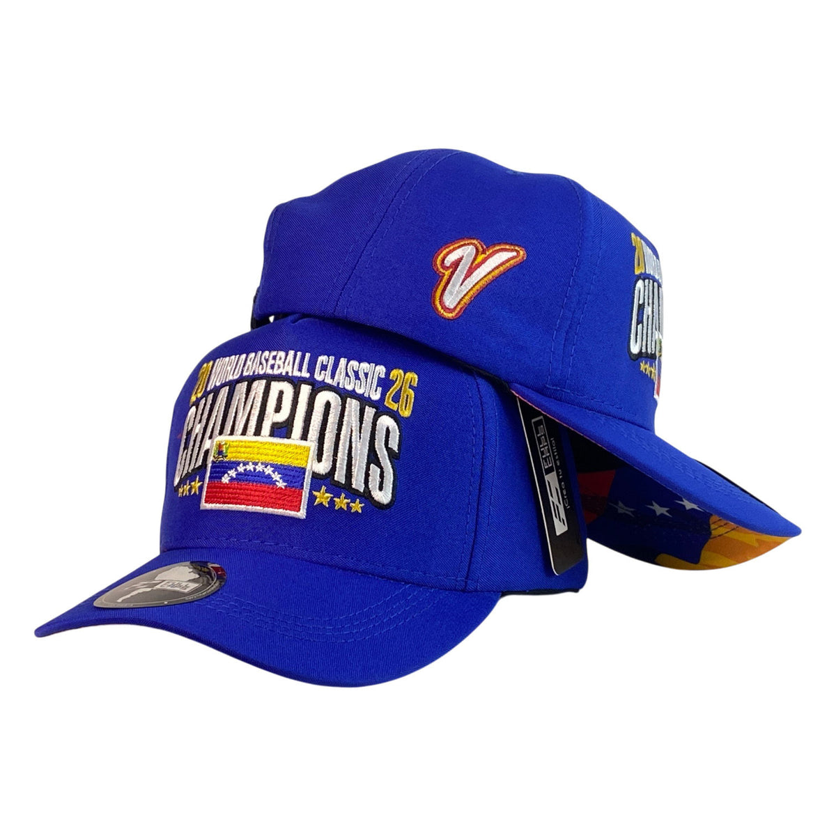 Gorra Venezuela Azul con Bordado de Alta Densidad y Estampado.