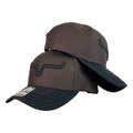 Gorra Kimes Ranch Marrón con Visera Negra y Bordado en Relieve.