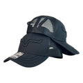 Gorra Kimes Ranch Negra con Bordado en Relieve y Malla Negra.